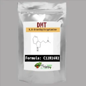 Buy DMT crystal online - premium DMT crystals in sealed packaging with chemical formula label
