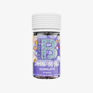 Blinkers Gushlato Hybrid Diamond Pre-Rolls jar