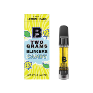 Lemon Heads Sativa 2G packaging and vaporizer