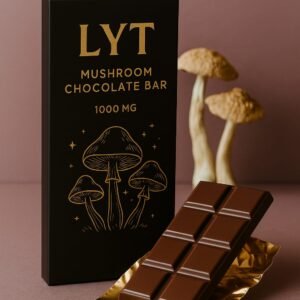 LYT Mushroom Chocolate Bar 1800 mg packaging
