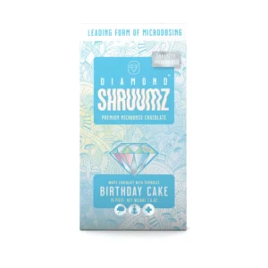 Diamond Shruumz Birthday Cake chocolate bar - buy psilocybin chocolate bars online