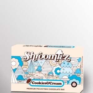 Cookies and Cream Mushroom Chocolate Bar by Shroomiez - buy psilocybin chocolate bars online