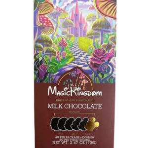 Magic Kingdom Milk Chocolate bar packaging