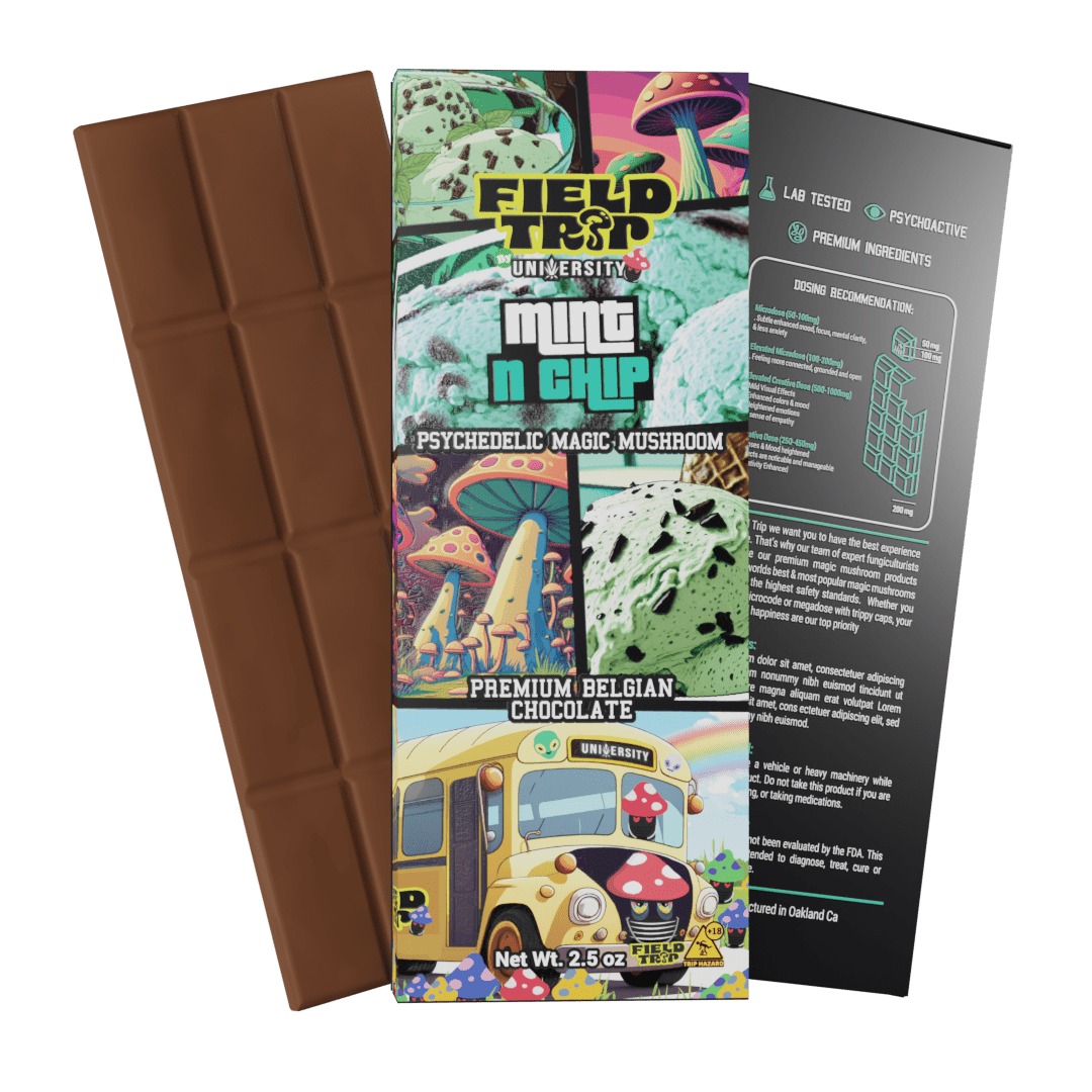 Field Trip Milk ’N Chip Mushroom Chocolate Bar