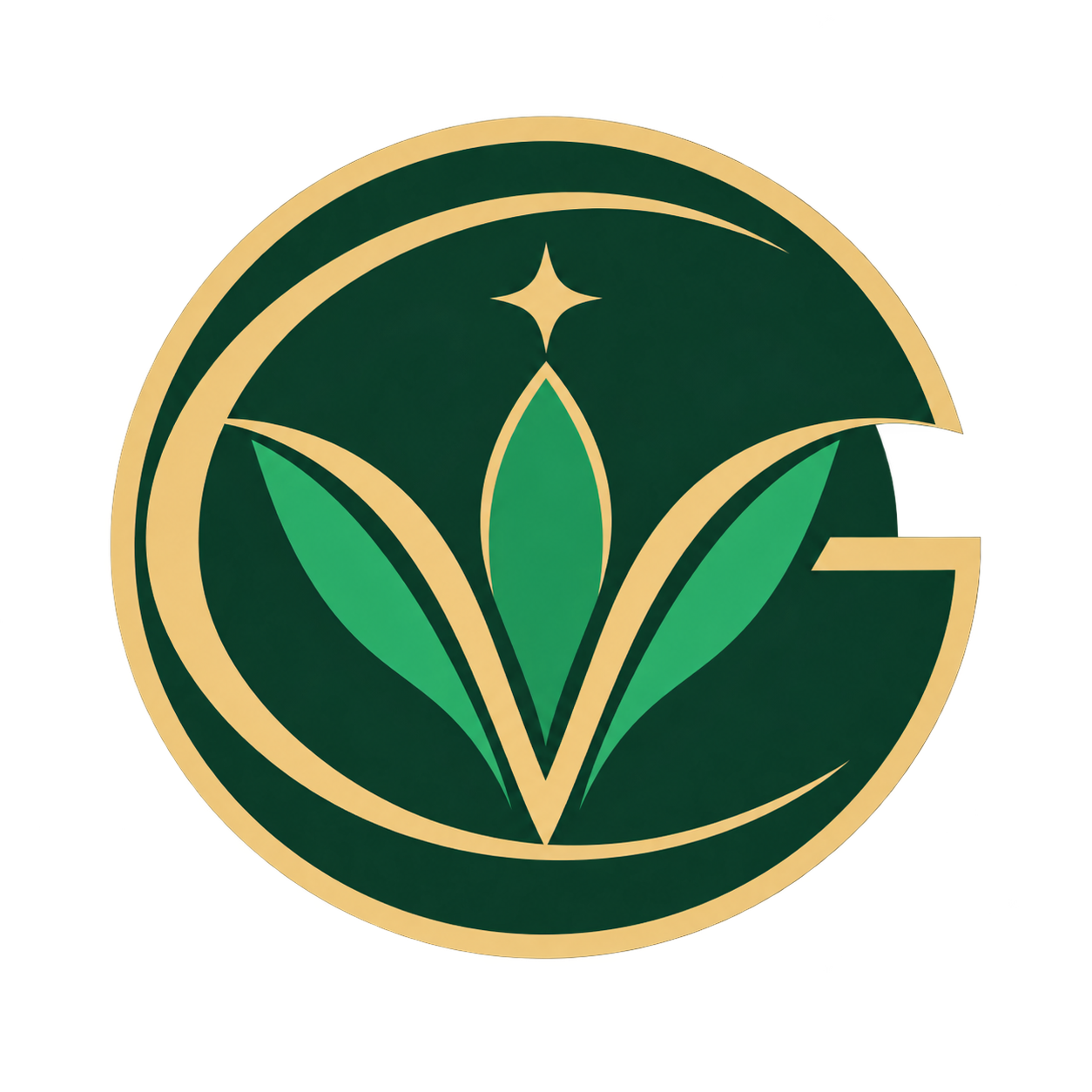 cannaverse green vibes logo